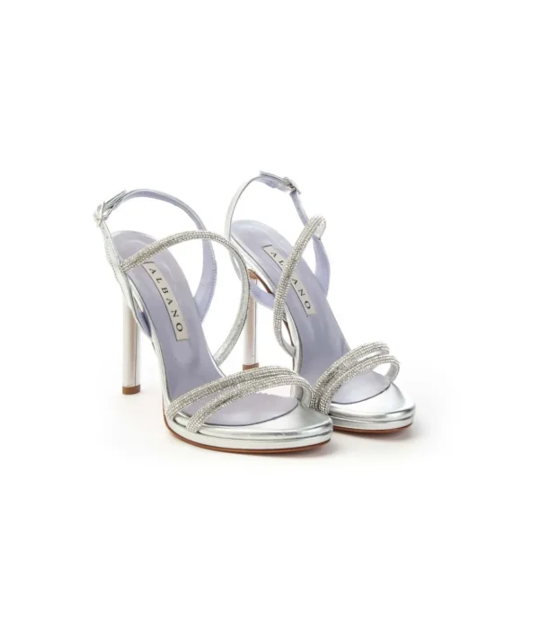 Albano 3233 Sandalo Plateau e Strass Leone Shoes Frosinone