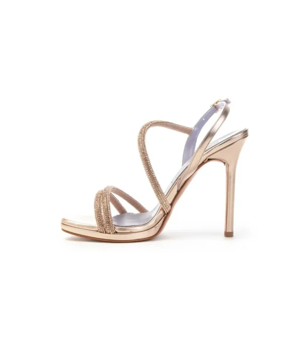 Albano 3233 Sandalo Plateau e Strass Leone Shoes Frosinone