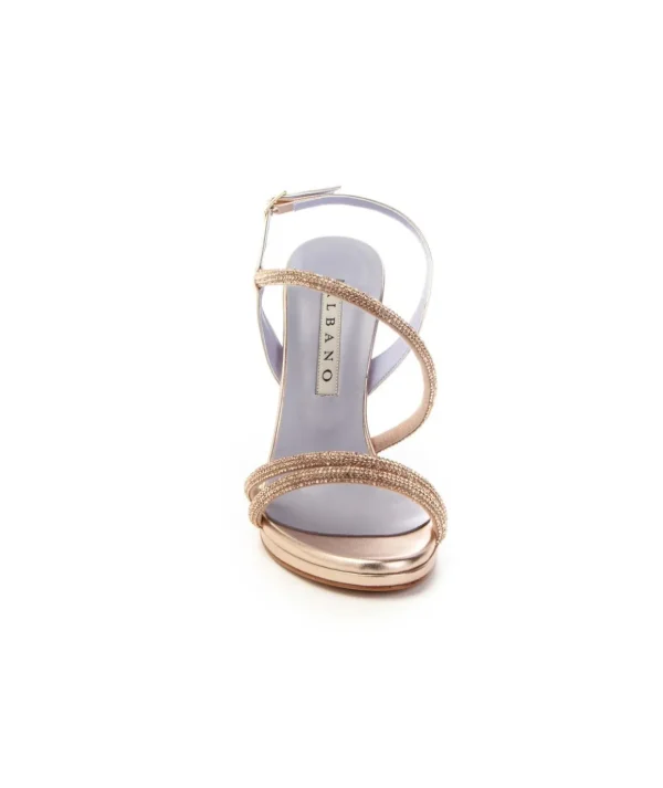 Albano 3233 Sandalo Plateau e Strass Leone Shoes Frosinone