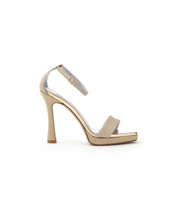Albano Sandalo 3208 Plateau In night laminato Woman