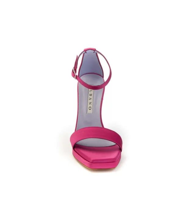 Albano Sandalo 3208 Plateau In Raso Woman