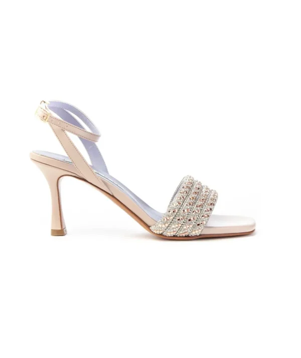 Albano Sandalo con tacco e strass 5211 Donna