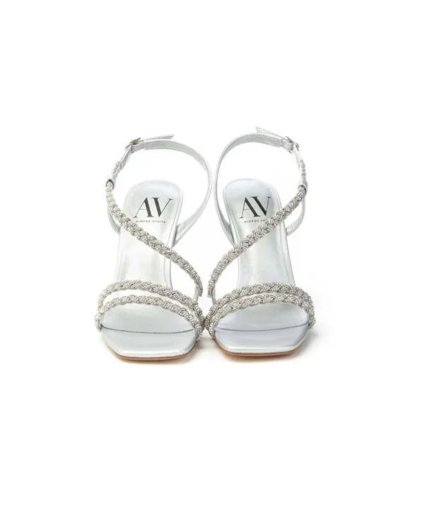 Albano Sandalo con tacco e strass AV6731 Donna