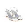 Albano Sandalo Tacco 8cm Strass 3314S Donna