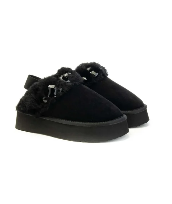 Alma en Pena 1048 Slingback con Plateau e Pietre Donna