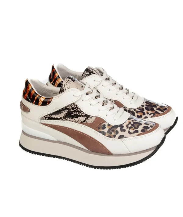 APEPAZZA SNEAKER RAVEN WEDGE LACED RUNNI