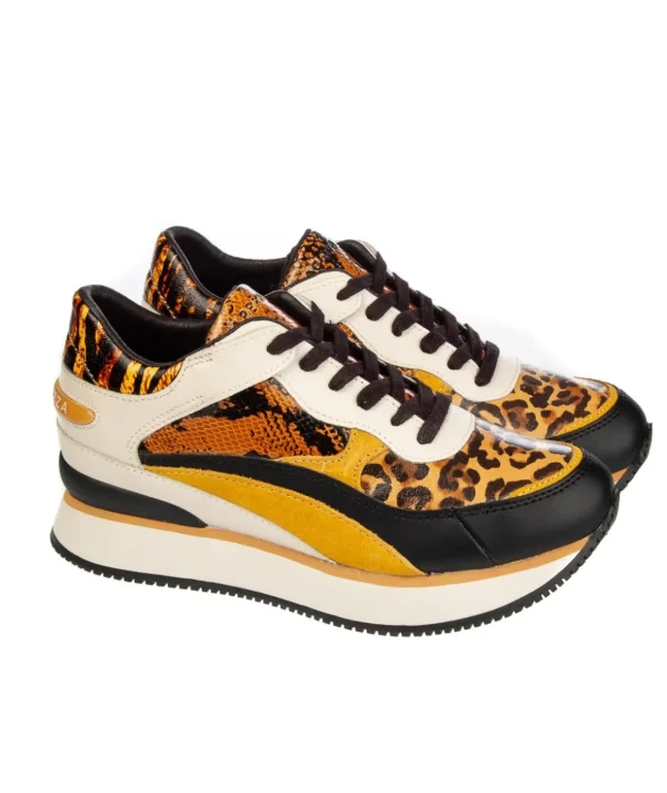 APEPAZZA SNEAKER RAVEN WEDGE LACED RUNNI