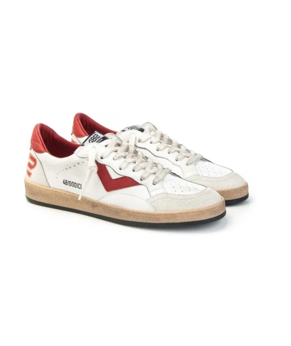 4B12 Playnew-U118 Sneakers Vintage Uomo con lacci