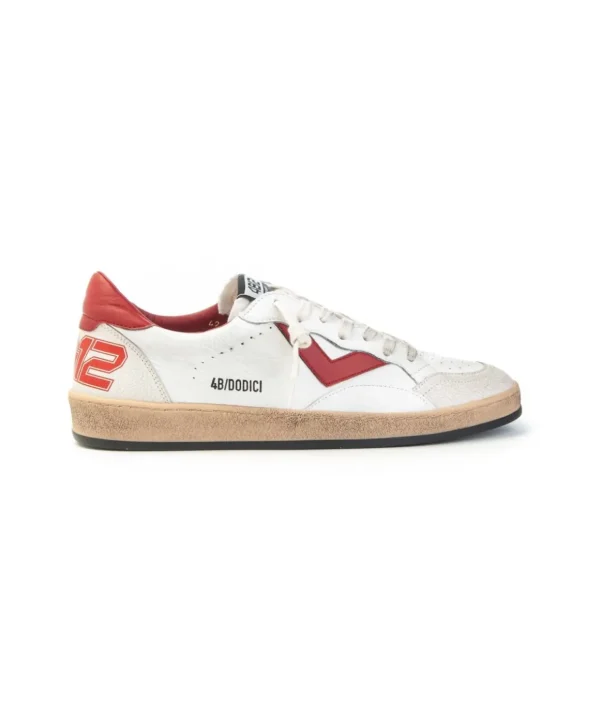 4B12 Playnew-U118 Sneakers Vintage Uomo con lacci