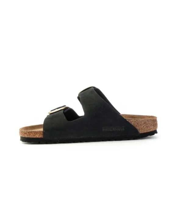 Birkenstock Arizona Big Buckle sandali 1023290 black nubuk