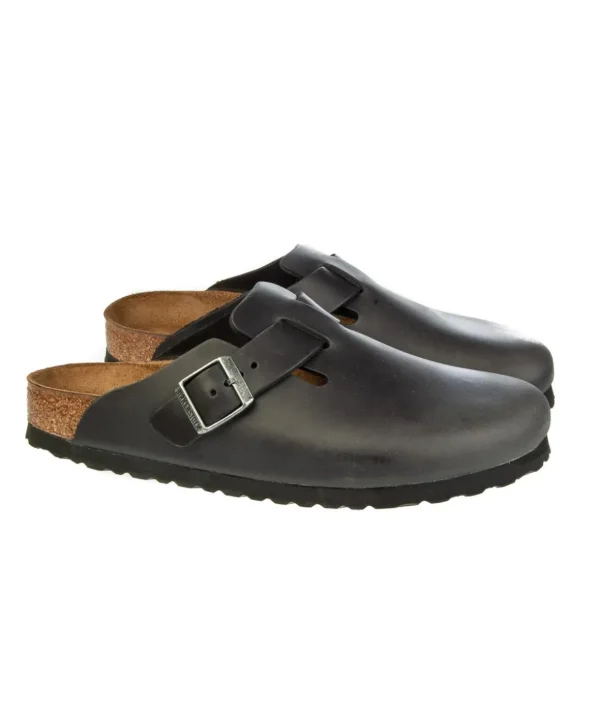 Birkenstock boston 059463 sabot black narrow fit