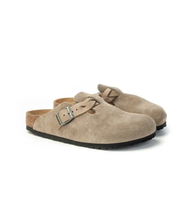 Birkenstock Boston Sabot 1026694 Braided Taupe