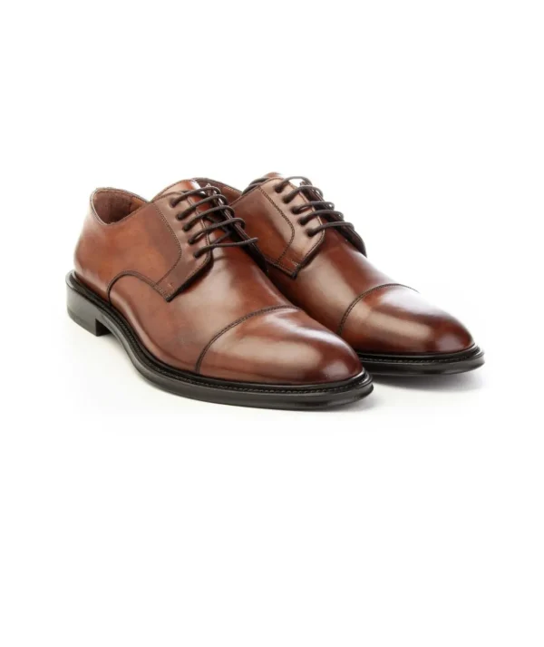 Brecos derby lacci 11255 fondo cuoio