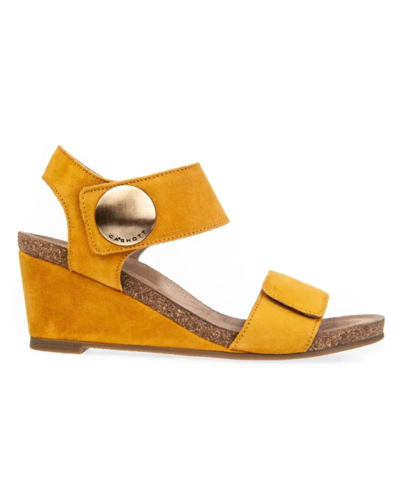 CA SHOTT 8024 SANDALO 2 FASCE ZEPPA 6 CM