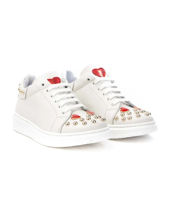 Chiara Luciani E22 216 Sneakers Borchie Junior Leone Shoes