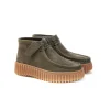 Clarks Polacco Donna 179356 Torhill Moss Hi con lacci