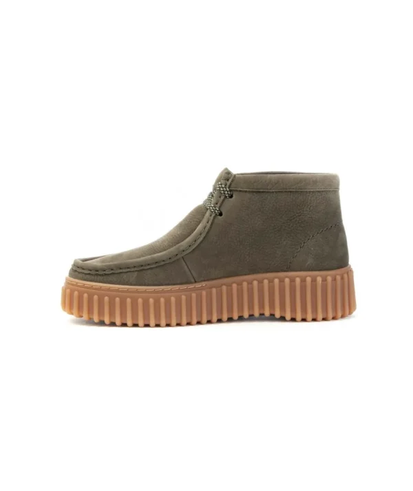 Clarks Polacco Donna 179356 Torhill Moss Hi con lacci