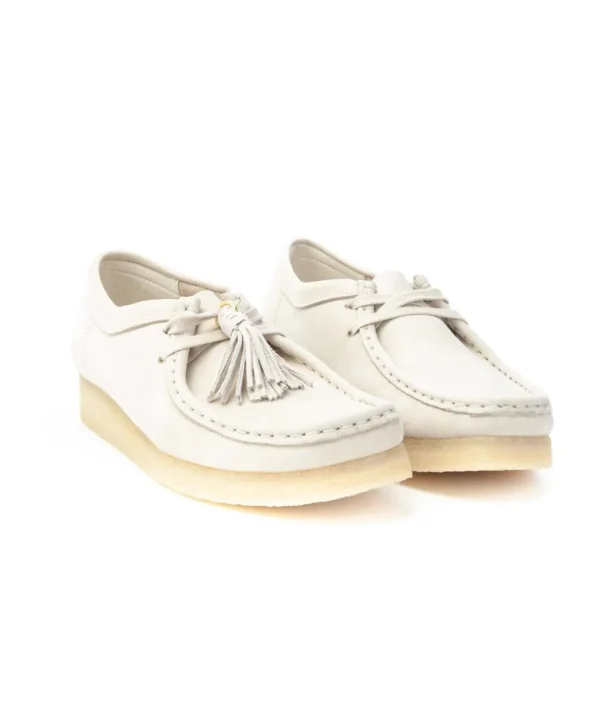 Clarks 165560 Wallabee Woman White