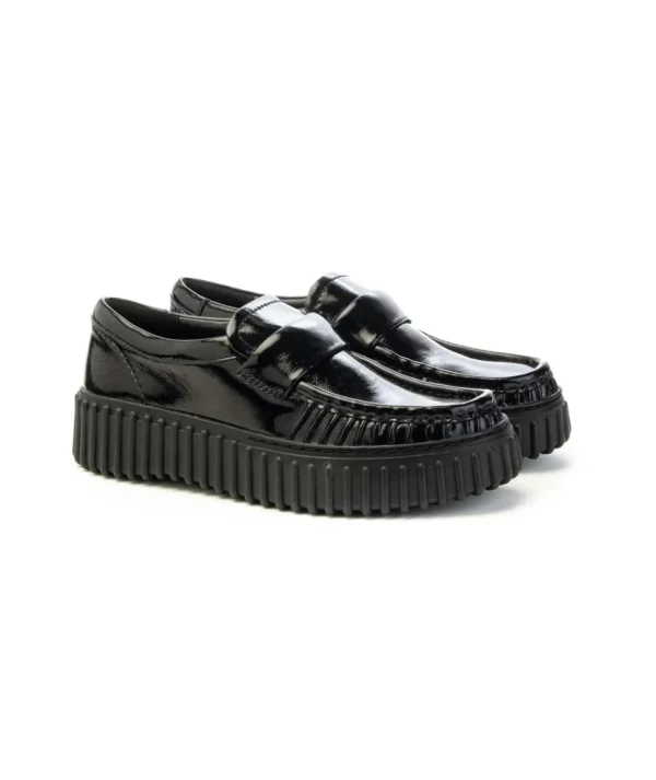 Clarks Mocassino 179354 Torhill Moc Patent Donna in vernice