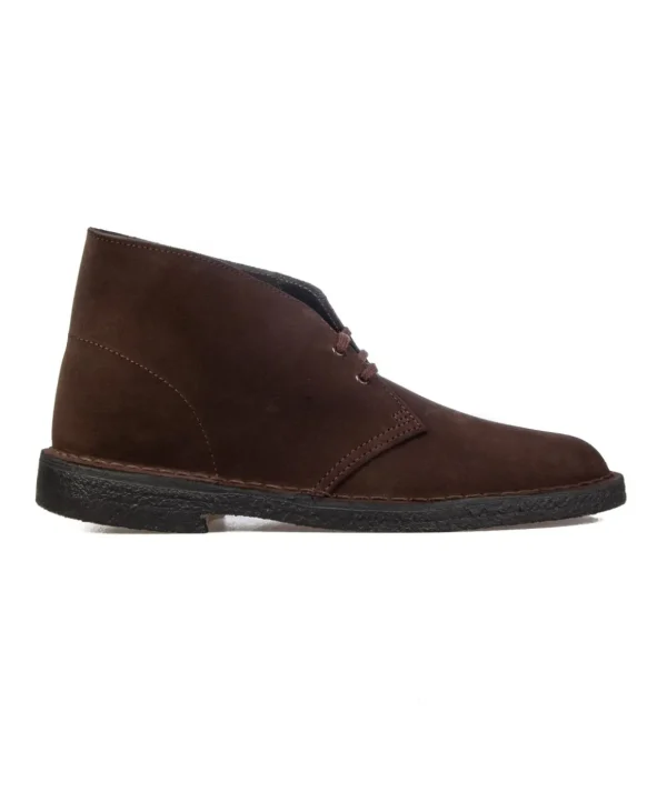 CLARKS ORIGINALS DESERT BOOT DARK BROWN