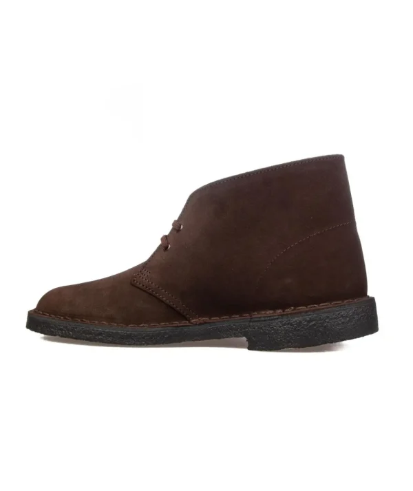 CLARKS ORIGINALS DESERT BOOT DARK BROWN