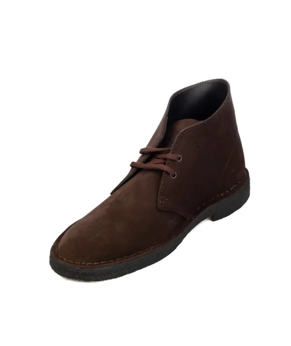 CLARKS ORIGINALS DESERT BOOT DARK BROWN