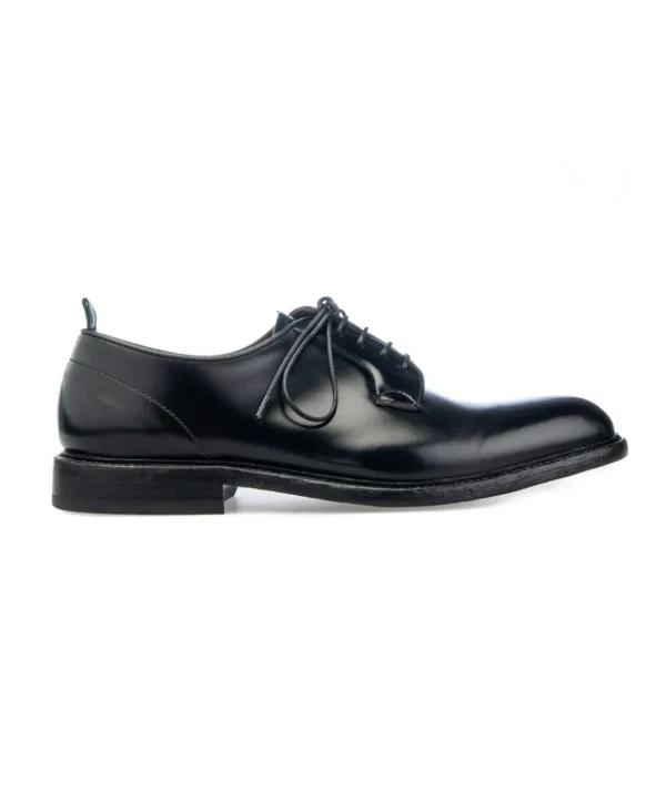derby green george 3029 con lacci e fondo cuoio
