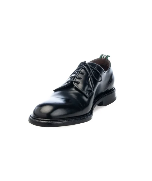 derby green george 3029 con lacci e fondo cuoio