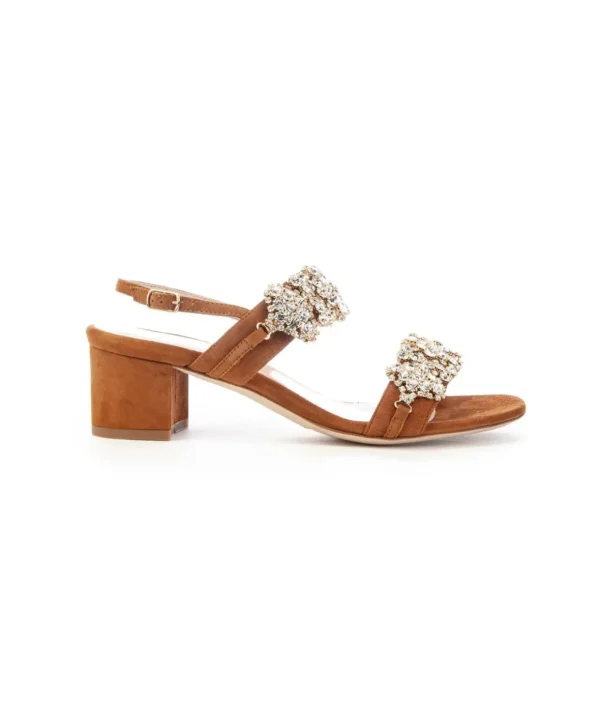 EDDICUOMO B16/205 SANDALO FASCE STRASS