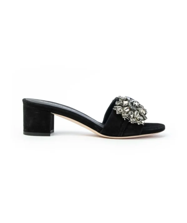 Eddicuomo B35/151 Sandalo Fascia Strass Tacco 50