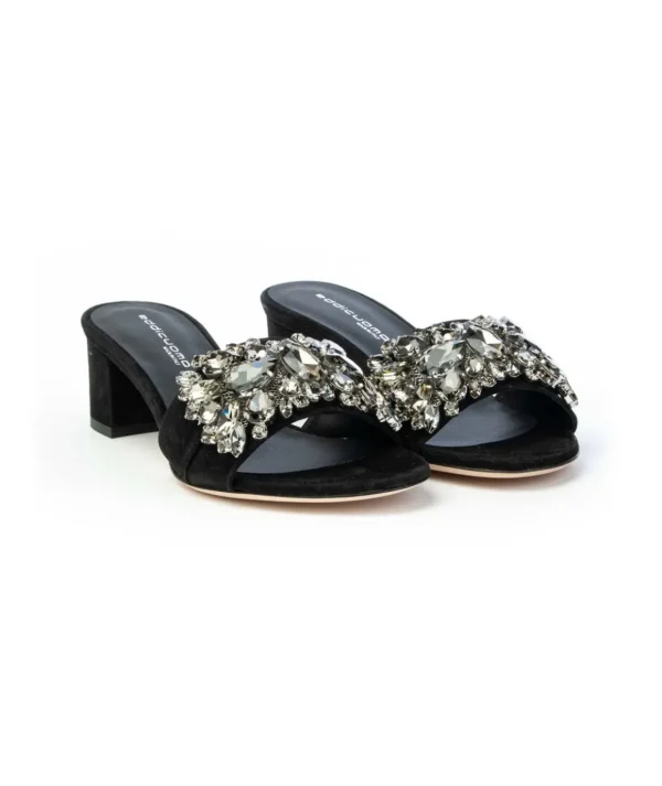 Eddicuomo B35/151 Sandalo Fascia Strass Tacco 50