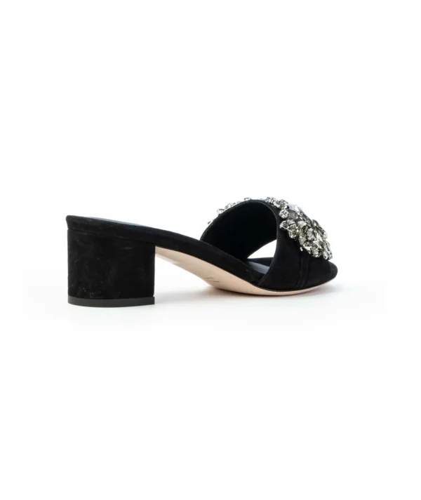 Eddicuomo B35/151 Sandalo Fascia Strass Tacco 50