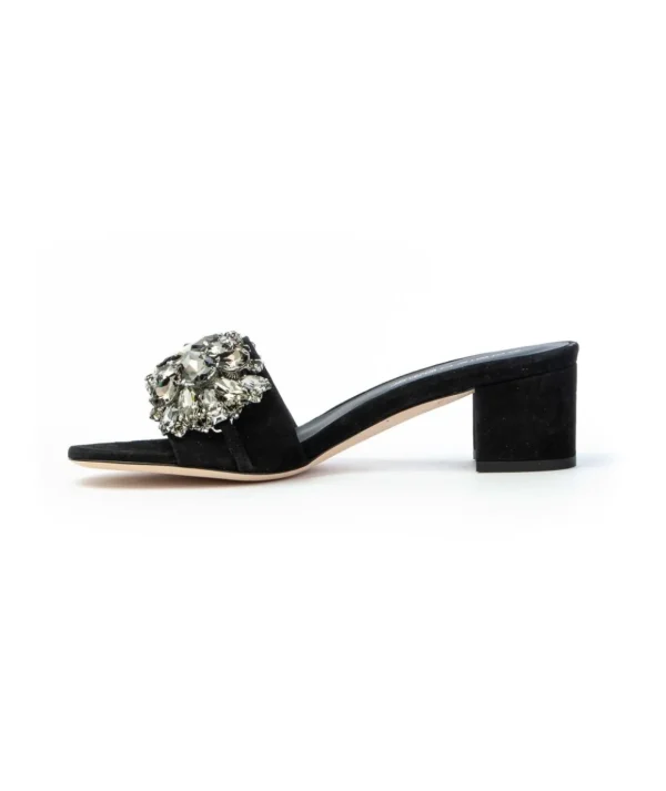Eddicuomo B35/151 Sandalo Fascia Strass Tacco 50