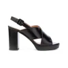 Franco Russo 5713 Sandalo Plateu Cross Donna