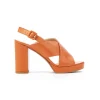 Franco Russo 5713 Sandalo Plateu Cross Donna