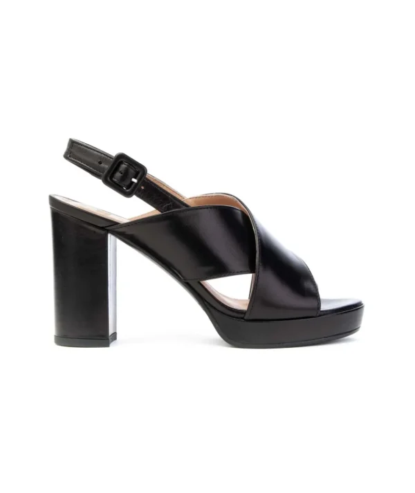 Franco Russo 5713 Sandalo Plateu Cross Donna