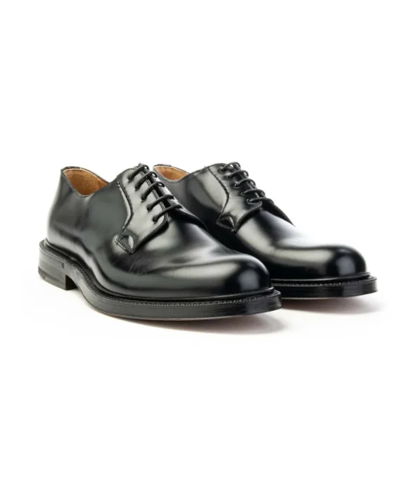 Green George scarpe 1204 Derby Lacci Fondo Cuoio Uomo