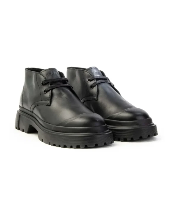 Hogan Scarpa Polacchino H619 Nero Uomo