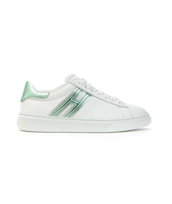 Hogan Scarpe Sneakers donna H365 Verde Bianco