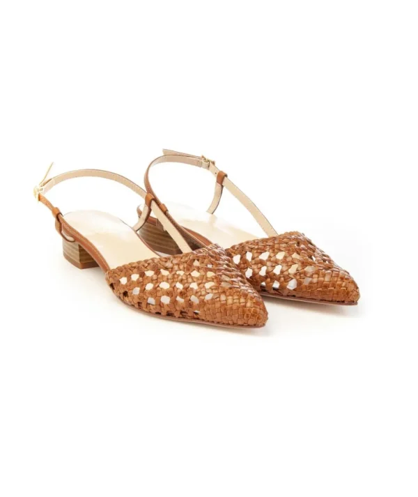 Kess slingback 21548 intrecciato a mano