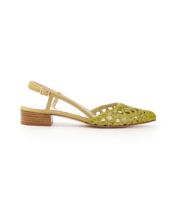 Kess slingback 21548 intrecciato a mano