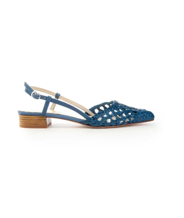 Kess slingback 21548 intrecciato a mano