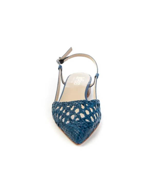 Kess slingback 21548 intrecciato a mano
