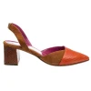 LE BABE 1259 SLINGBACK STAMPA PITONE 5CM