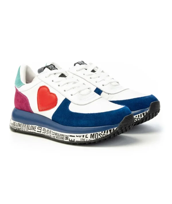 Love Moschino Ja15374g1e Sneaker Lacci Leone Shoes