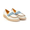 MARA BINI S146 MOCASSINO BICOLORE