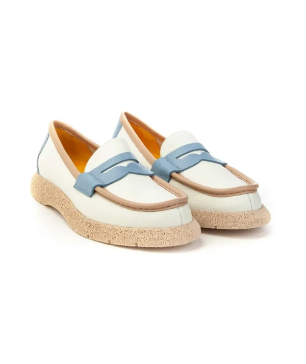 MARA BINI S146 MOCASSINO BICOLORE