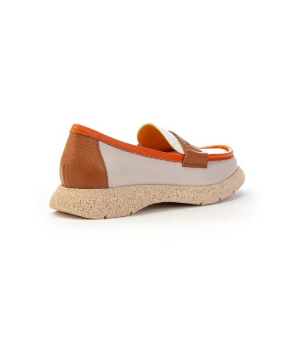 MARA BINI S146 MOCASSINO BICOLORE