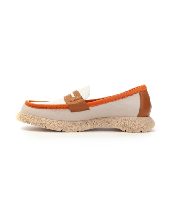 MARA BINI S146 MOCASSINO BICOLORE