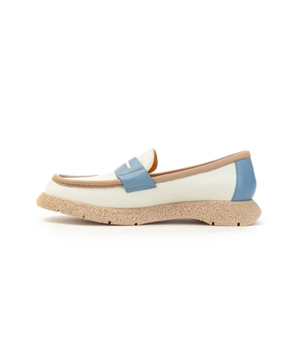 MARA BINI S146 MOCASSINO BICOLORE